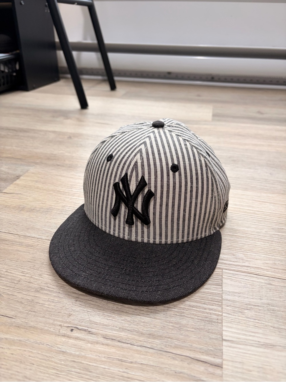 Yankees pinstripe new era cap
